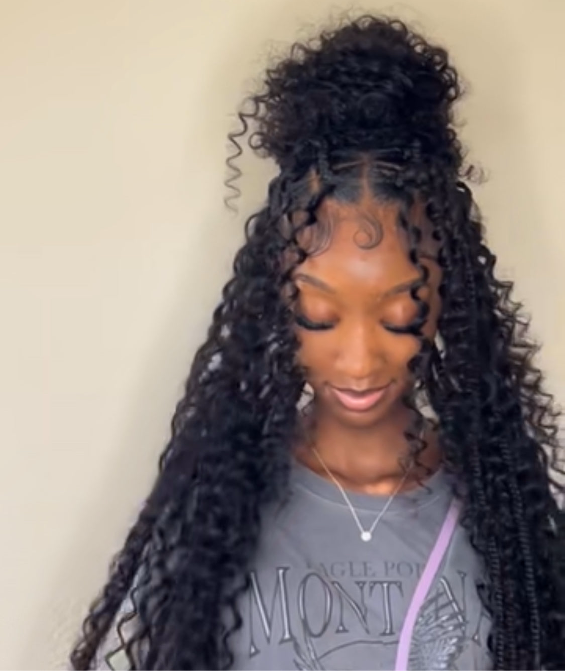 Summer boho braids