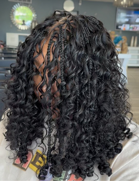 Summer boho braids